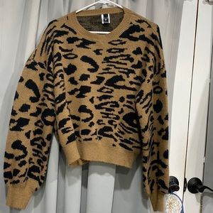 Windsor cheetah print sweater